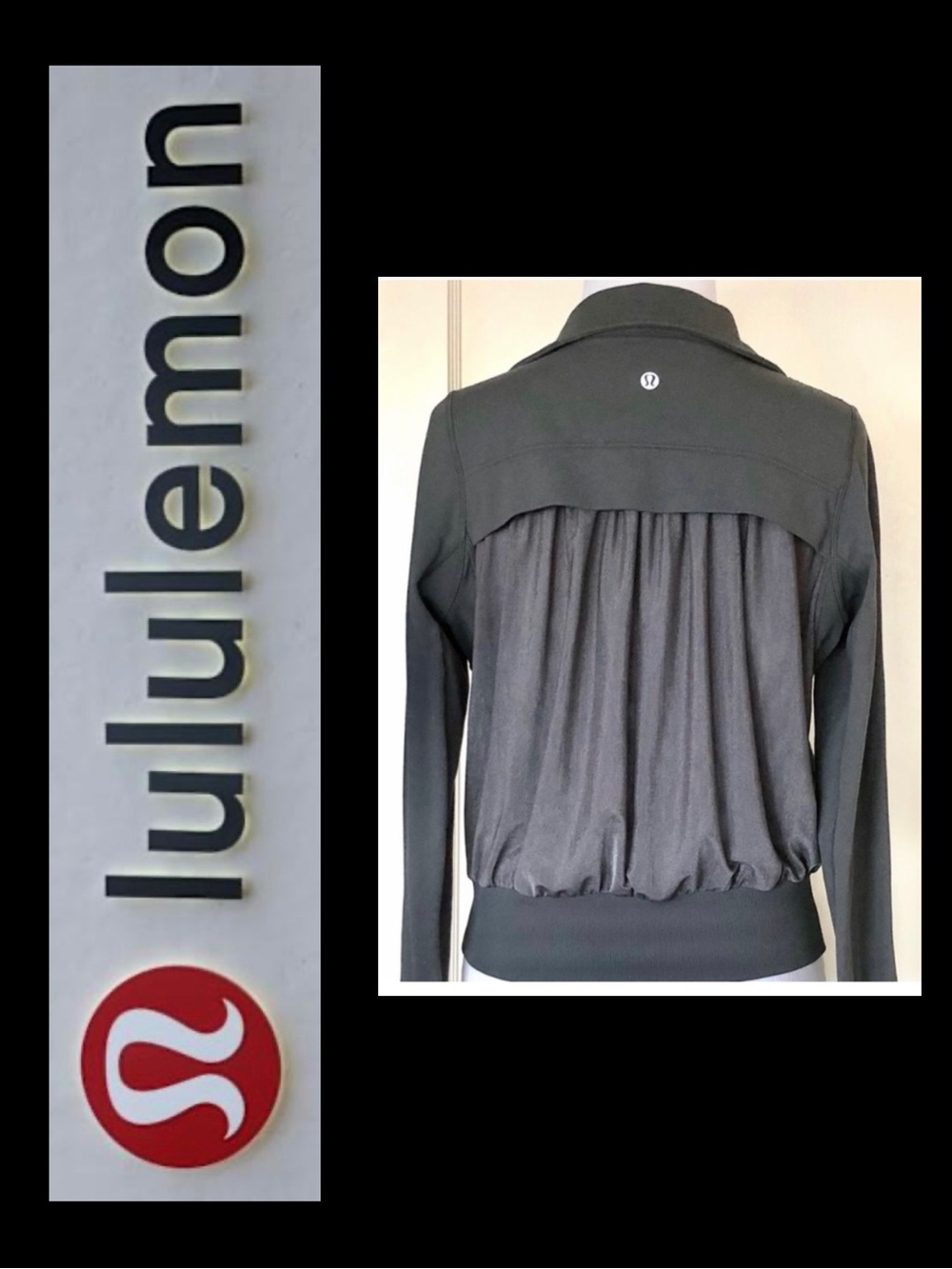 LULULEMON GET STARTED MESH DRAPE-BACK CROPPED JACKET